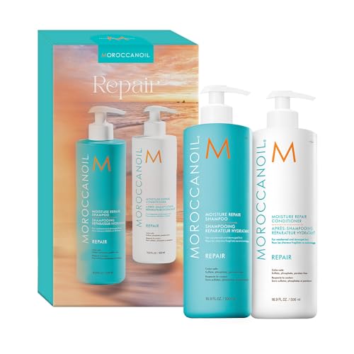 Moroccanoil Moisture Repair Shampoo & Conditioner Half-Liter Set