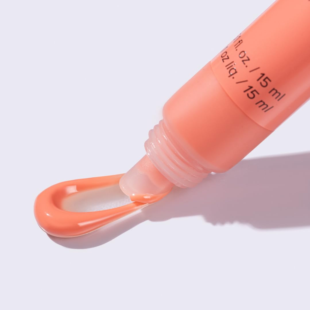 Avatara Papaya Pop Tinted Lip Jelly, Hydrating Lip Gloss Treatment with Vitamin-Rich Botanicals, Peachy-coral Tint, Vegan & Cruelty-Free, Soothes & Softens Dry Lips, 15mL/0.51 Fl Oz