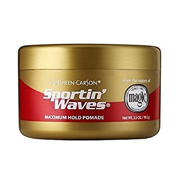 Soft Sheen Sportin Waves Max. Hold Pomade 3.5oz (3 Pack)