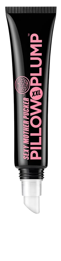 Soap & Glory SMP XXL Lip Gloss - Hydrating, Plumping Lip Gloss for Full, Volumized Lips - Lip Plumper Gloss + Chocolate Orange Scent with Vegan Formula in Clearvoyant (10ml)