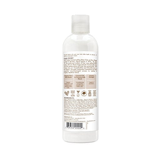 100% Virgin Coconut Oil Daily Hydration Body Lotion by Shea Moisture for Unisex - 13 oz Body Lotion