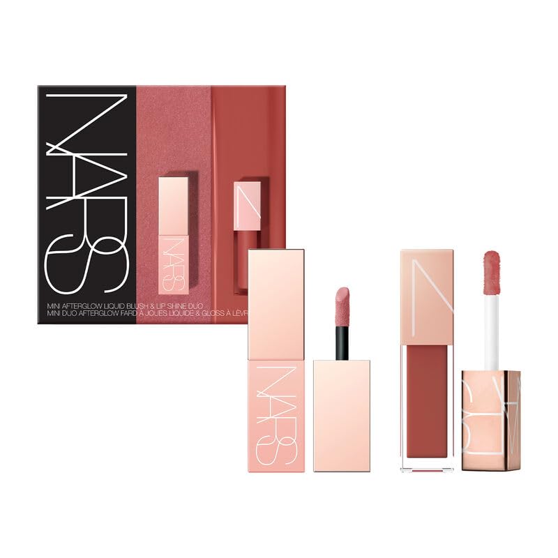 Nars Mini Afterglow Liquid Blush & Lip Shine Duo, Dolce Vita, Aragon, 2 Piece