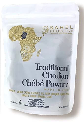 Uhuru Naturals Sahel Cosmetics Chebe Powder - Contains All-Natural Ingredients Promotes Strong and Healthy Hair Growth Helps Prevent Breakage Especially Formulated for Dry Hair Available in 4 Sizes