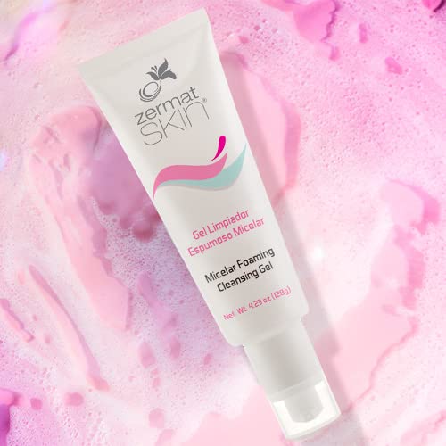 Zermat, Face Cleanser Gel, Skin, Micellar Foaming, Deep Cleansing and Hydration, 4.23 Oz.