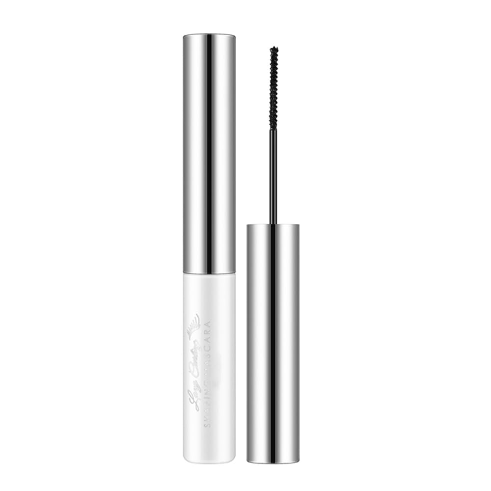 Black Waterproof Mascara for Fine Short Eyelash, Small Wand Brush Mascara, Long-Lasting, Smudge-proof, Voluminous Eyelashes, Gift(1 Pcs)