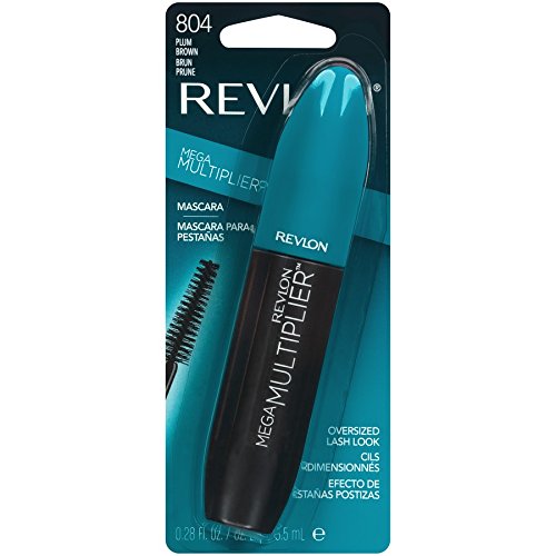 Revlon Mega Multiplier Mascara, Plum Brown, 0.28 Fluid Ounce