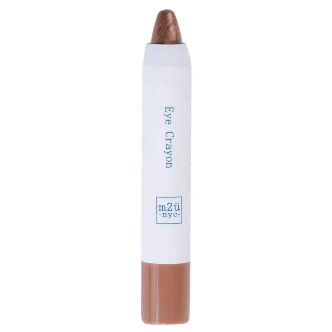 M2U NYC Ultra Creamy Eye Shadow Stick – (Copper Storm) Shimmer Cream Eyeshadow Pencil Crayon - Moisturizing Eye Brightener Stick & Highlighter – Smudge Proof, Buildable & Lightweight Formula