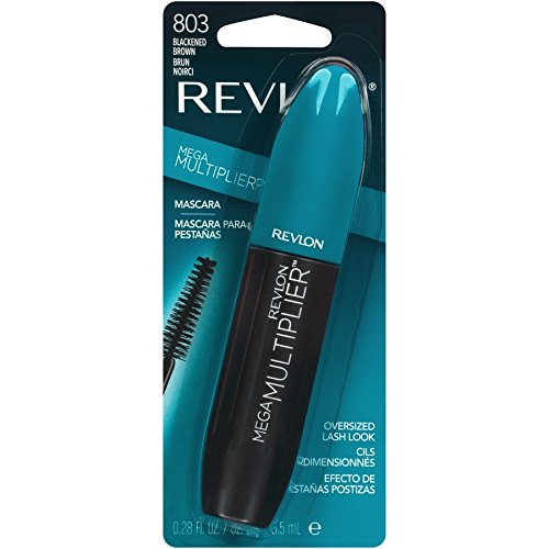 Revlon Mega Multiplier Mascara, Blackend Brown, 0.28 Fluid Ounce