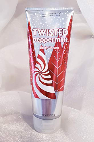 Bath & Body Works TWISTED PEPPERMINT 24 Hour Moisture Ultra Shea Body Cream 8 oz / 226 g