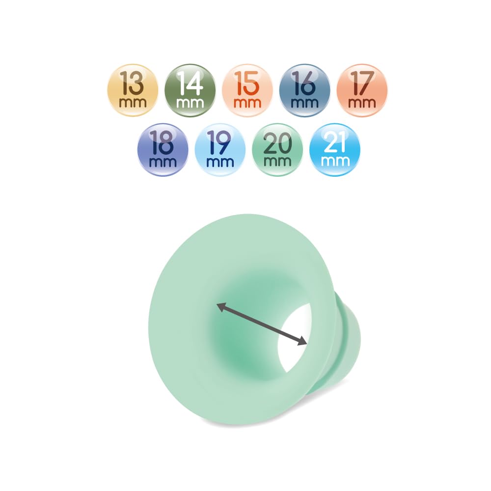 Maymom Flange 15mm Insert Compatible with Medela/Spectra/Elvie/momcozy/tsrete/Willow/Motif Luna/Ameda MYA Breastpump 24mm Breast Shields. Reduce 24mm Niple Tunnel Down to 15mm