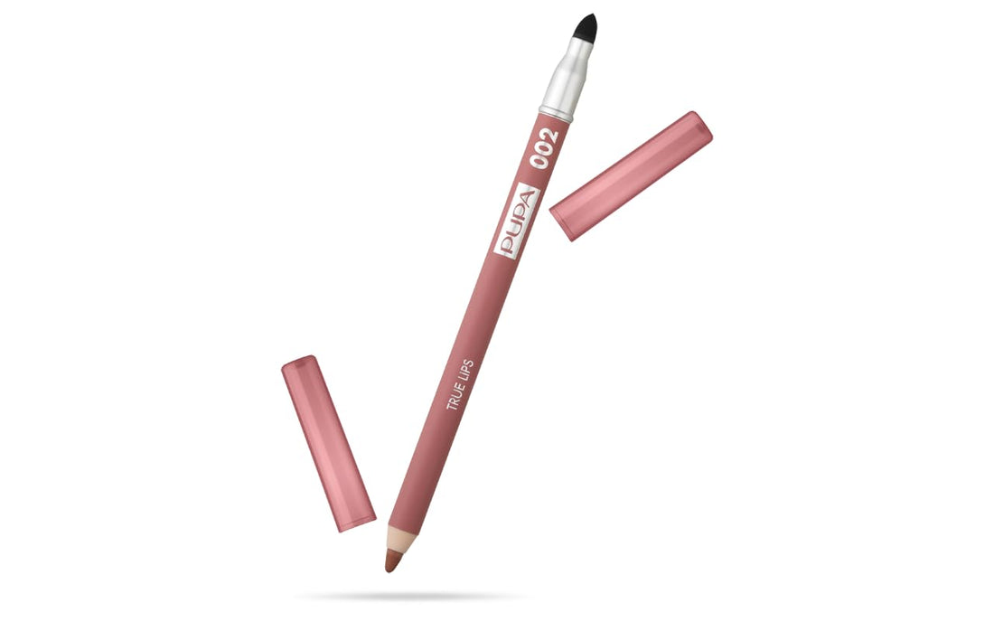 True Lips Blendable Lip Liner - 002 Tea Rose by Pupa Milano for Women - 0.042 oz Lip Pencil