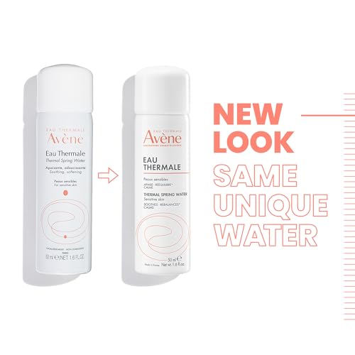 Avène Thermal Spring Water, Soothing Calming Facial Mist Spray for Sensitive Skin, 1.6 Oz