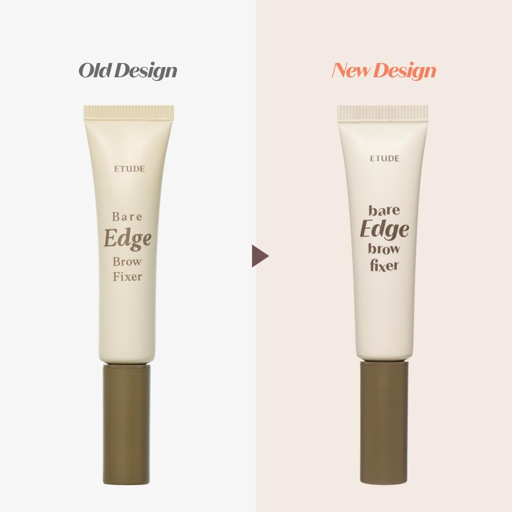 ETUDE Bare Edge Brow Fixer (23AD) | A brow fixer that creates a natural look and keeps your eyebrows in place | Brow Mascara | Zero Clump & No Bushy Brows