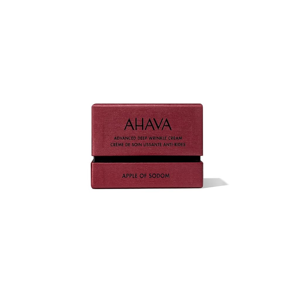 AHAVA Apple of Sodom Advanced Deep Wrinkle Smoothing & Firming Cream - Targets Age-Related Wrinkles & Restores Volume, includes exclusive Osmoter & ATPeptide, 1.7 Fl.Oz