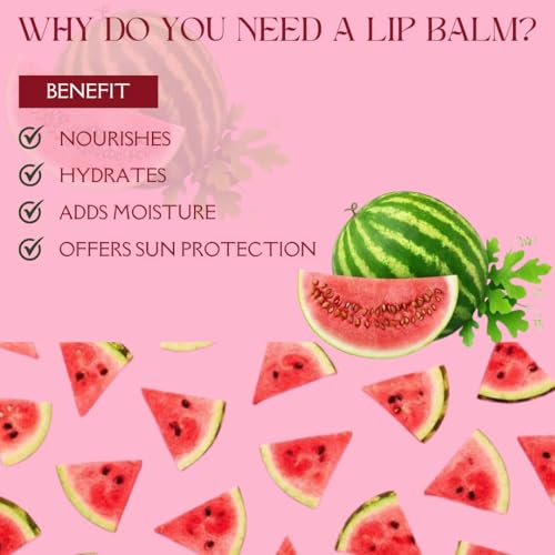 SEPHORA COLLECTION Moisturizing Lip Balm - Nourishing Lip Care with 8 Hours of Hydration, Soothing and Refreshing Formula for Soft, Smooth Lips Watermelon