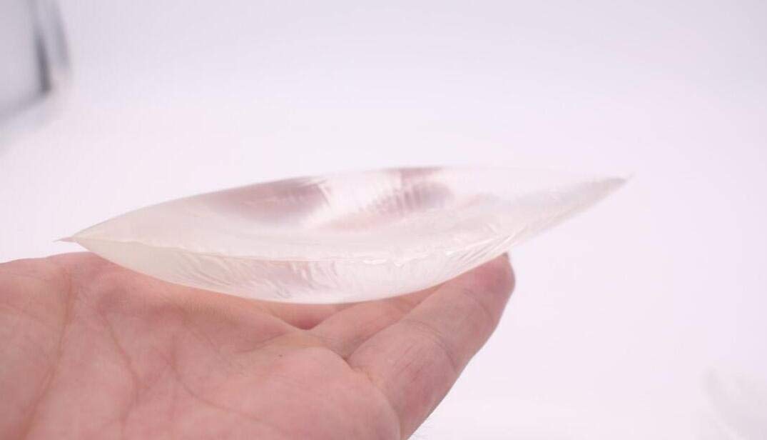 2PCS Clear Breathable Silicone Inserts Pads Breast Enhancers Push-up Bra Insert Pad Swimwear Push up Booster Pads (Clear)