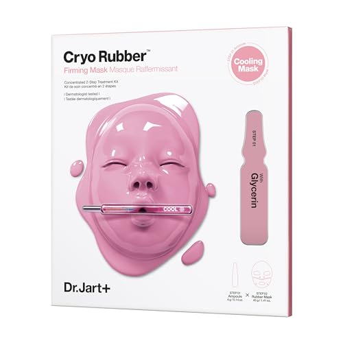 Dr.Jart+ Cryo Rubber Firming Face Mask with Moisturizing Glycerin | Korean Skin Care, 1 Pack