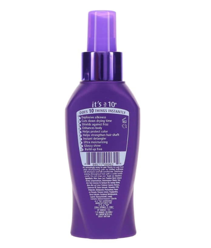 It's a 10 Miracle Silk Express Leave-In Conditioner, 4 Ounce