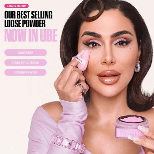 Huda Limited Edition Easy Bake Loose Baking & Setting Powder - Ube Birthday Cake (electric lilac) - 20 g / 0.71 oz