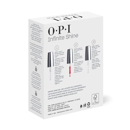 OPI Infinite Shine 2PC Base Coat Top Coat Duo Pack | Long Wear Nail Polish Value Set | Protects Nails & High Shine Gloss