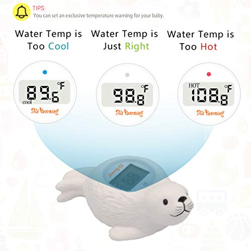 Doli Yearning Upgrade Baby Bath Thermometer Room Temperature| Water Thermometer|Kids' Bathroom Safety Products| Baby Bath(Seal Shape)/, LCD