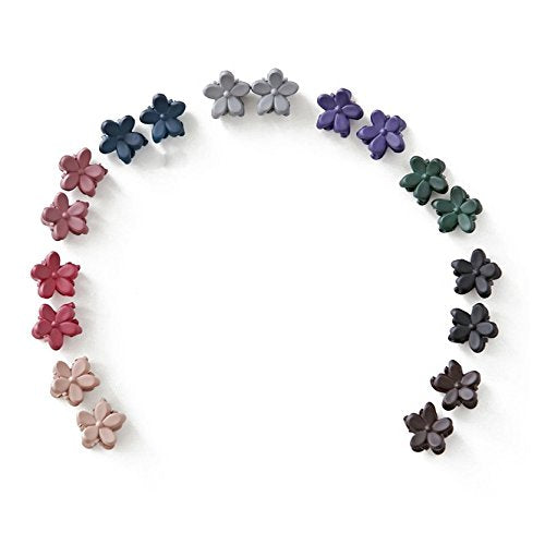 (30 Pack) IFfree bangs mini hair claw clip hair pin for little girls Random Assorted colored