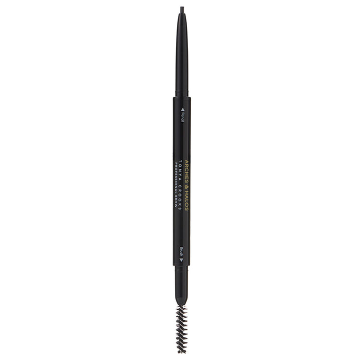 Arches & Halos Micro Defining Brow Pencil, Charcoal, 0.03 oz