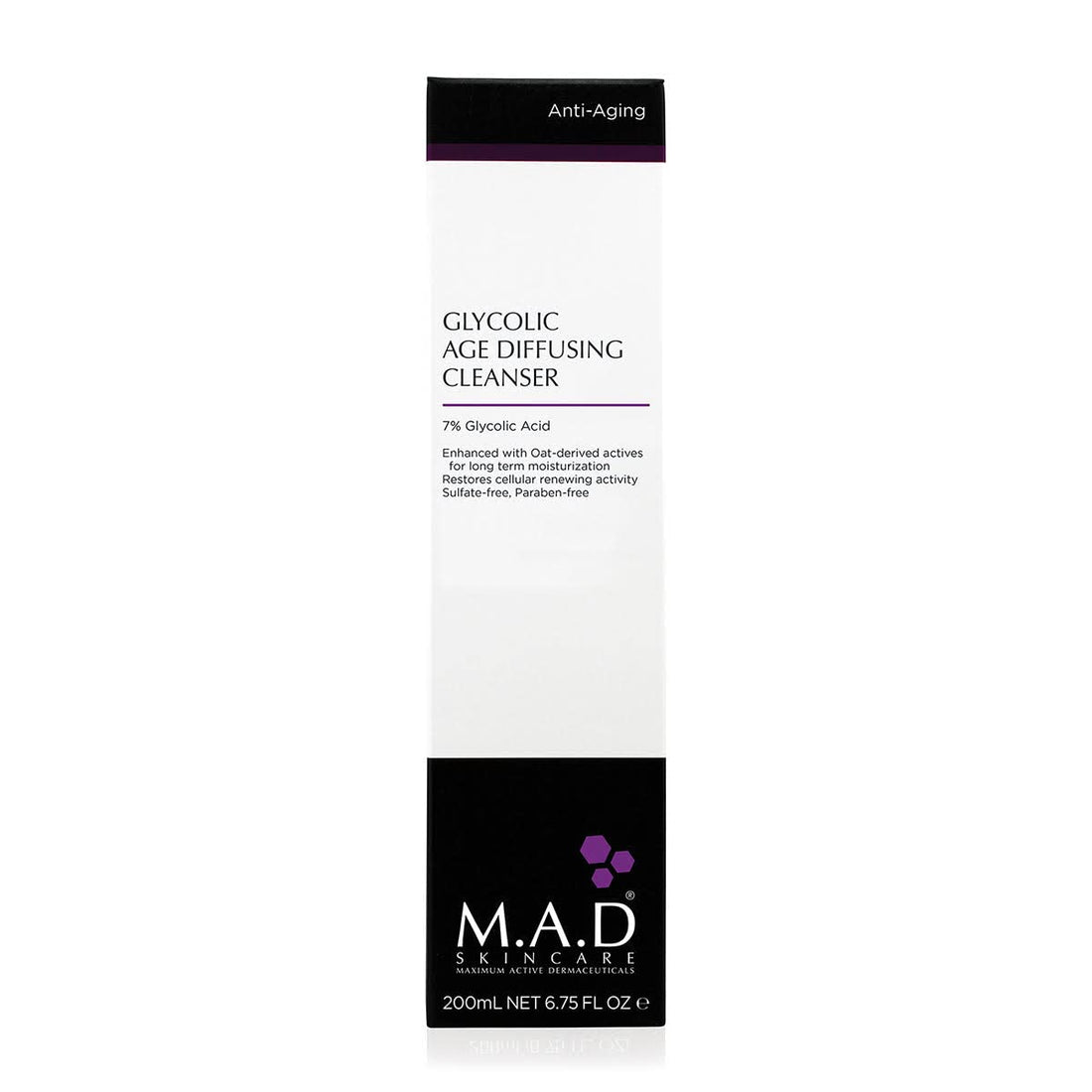 M.A.D Skincare Anti-Aging Glycolic Age Diffusing Cleanser 6.75 fl. oz.