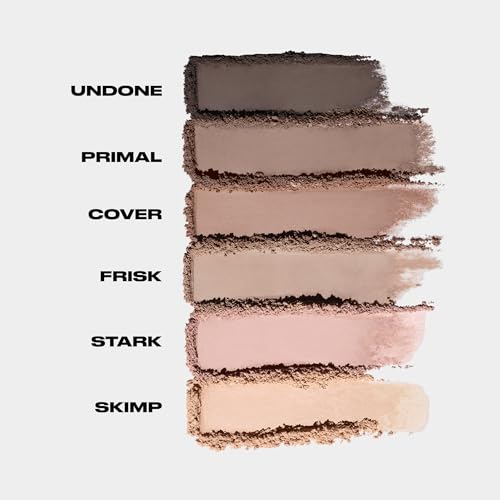 URBAN DECAY Naked 2 Basics Eyeshadow Palette, Velvety Matte Finish, 6 Nude Taupe & Brown Neutral Eye Shadows, Travel Mini Palette, Vegan, Cruelty-free