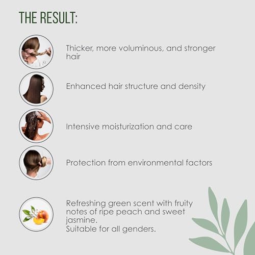 Volumizing Shampoo for Women - Organic Aloe Vera & Plant Protein, 97.8% Natural Ingredients, Hair Growth & Thickening for Fine Hair Volume Shampoo, 20.3 Fl Oz - ECOLATIER