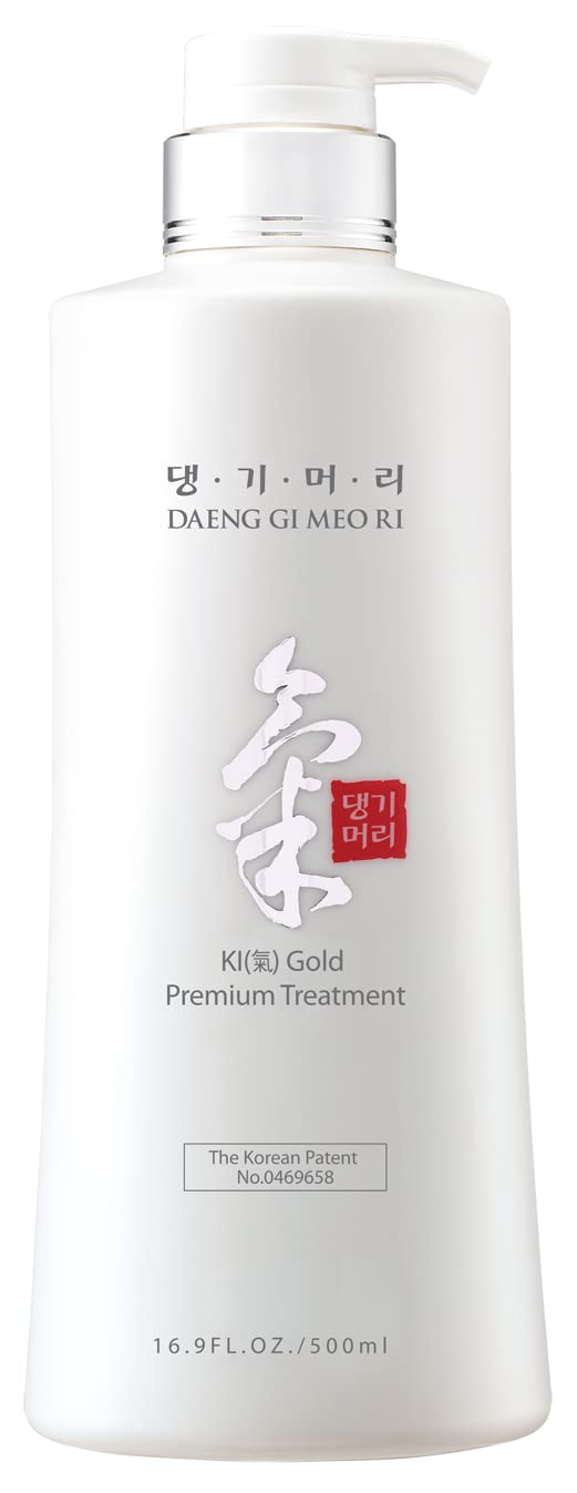 Daeng Gi Meo Ri - Ki Gold Premium Shampoo+Treatment Set (16.9 fl oz) - Nourishing Korean K-beauty Solution for Dry and Rough Hair