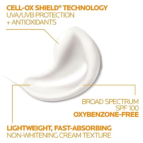 La Roche-Posay Anthelios Melt-In Milk Sunscreen SPF 100, Sunscreen For Body & Face, Broad Spectrum SPF + Antioxidants, Oil Free, For Sun Sensitive Skin, Oxybenzone Free