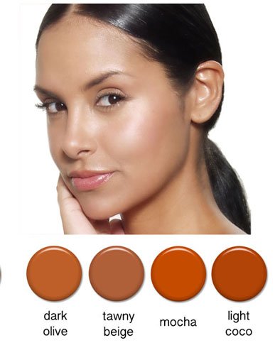 Art of Air TAN Complexion Professional Airbrush Cosmetic Makeup System / 4pc Foundation Set with Blush, Bronzer, Shimmer and Primer Makeup Airbrush Kit