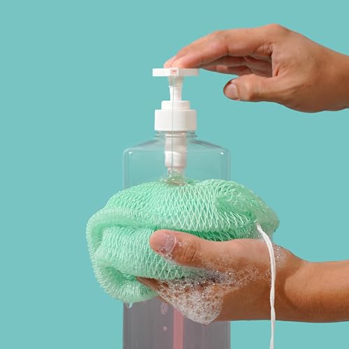 AFRIKI African Net Sponge, Authentic African Exfoliating Sponge, Black Owned, Back Scrubber, 45 inch Long for Normal to Sensitive Skin, for Daily use, Original Collection