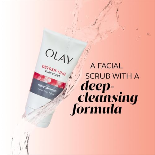 Olay Face Wash Regenerist Advanced Anti-Aging Pore Scrub Cleanser (5.0 Oz) and Micro-Sculpting Face Moisturizer Cream (1.7 Oz) Skin Care Duo Pack, Total 6.7 Ounces