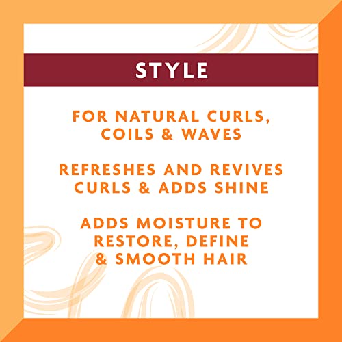 Cantu Comeback Curl Next Day Curl Revitalizer Mist with Shea Butter for Natural Hair, 12 fl oz (Packaging May Vary)