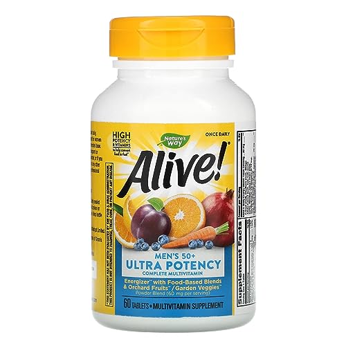 Alive! Once Daily Men's 50+ Ultra - 60 Tablets by Nature's Way