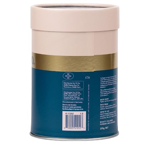 DOSE & CO. Beauty Collagen with Hyaluronic Acid and Vitamin C for Hair, Skin & Nails, Unflavored - 9oz Powder Supplement