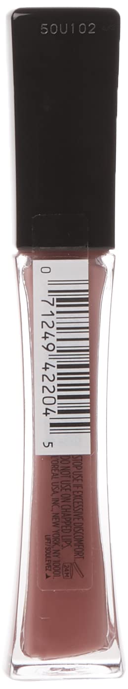 L'Oreal Paris Infallible Pro Gloss Plump Lip Gloss with Hyaluronic Acid, Long Lasting Plumping Shine, Lips Look Instantly Fuller and More Plump, Moonlit Rose, 0.21 fl. oz.