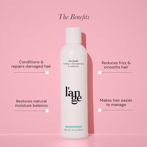 L'ANGE HAIR Ms. Bond Building + Strengthening Conditioner| Restores Hair Bonds | Intensive Treatment for Breakage Recovery | Hair Mask for Smooth Finish | Moisturizing Formula | 8 fl oz Bottle