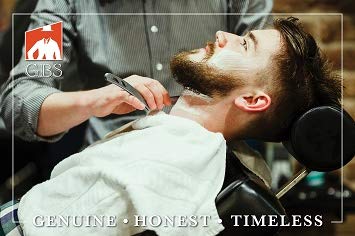 GBS Handmade Premium Black on BLACK Straight Razor Leather Strop 2.5 x 24