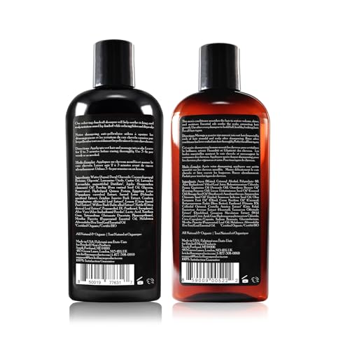Brickell Men’s Daily Relieving Hair Care Routine, Dandruff Shampoo and Conditioner Set For Men, All Natural and Organic, Scented