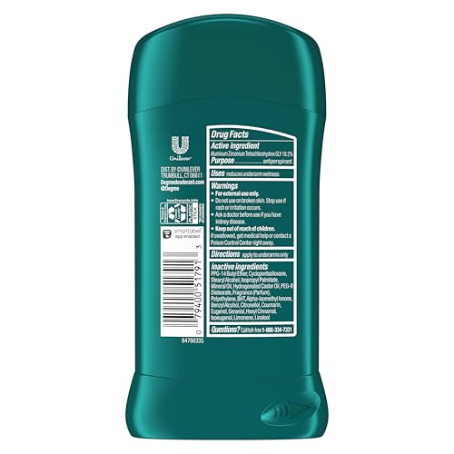 Degree Men Ultra Fresh Antiperspirant Deodorant Stick for Men 4 Pack Cool Rush 2.7 oz