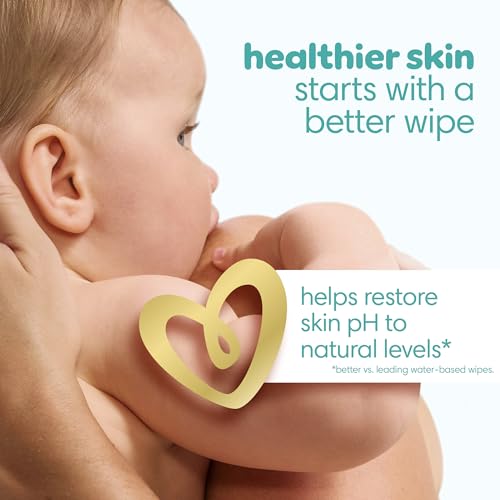 Pampers Baby Wipes Sensitive, Water Based Baby Wipes, Hypoallergenic and Unscented Baby Wipes, 56 Wipes Total (1 Flip-Top Packs)