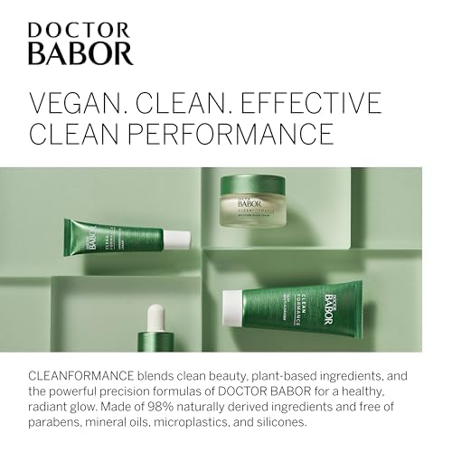 BABOR CLEANFORMANCE DEEP CLEANSING PADS, Skin Refining Cleansing Pads with Prebiotics and Probiotics, Clean Beauty, Vegan