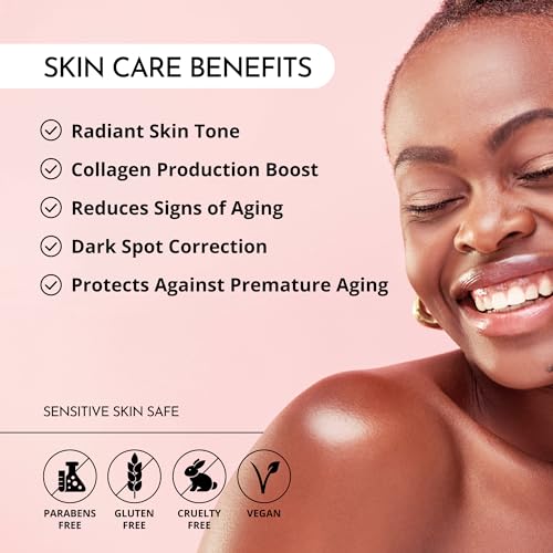 MAELOVE Vitamin C Serum, Glow Maker with Vitamins C, E, Ferulic & Hyaluronic Acid, Unscented, Award-Winning Brightening and Hydrating Facial Serum, 1.0 fl oz