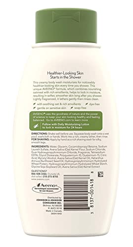 Aveeno Body Wash Daily Moisturizing 12 Ounce (354ml) (Pack of 2)