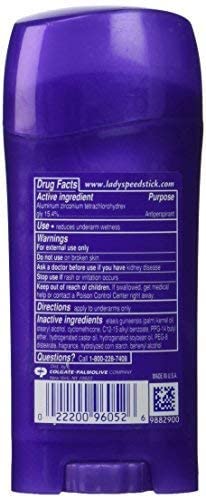 Lady Speed Stick Antiperspirant Deodorant, Invisible Dry, Wild Freesia 2.30 oz