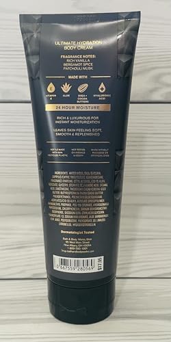 Bath and Body Works Vanilla Noir Body Cream, 8 oz, Pack of 2