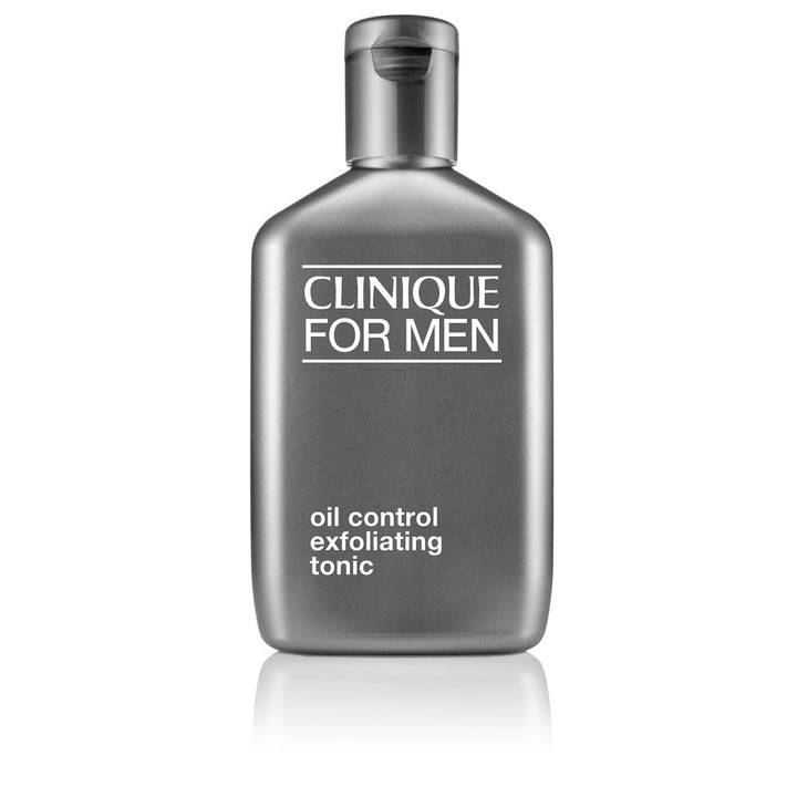 Clinique For Men Oil Control Exfoliating Tonic Exfoliator With Salicylic Acid | For Oily Skin + All Skin Types | Removes Excess Oil, Unclogs Pores + Preps For Shaving, 6.7 Fl Oz